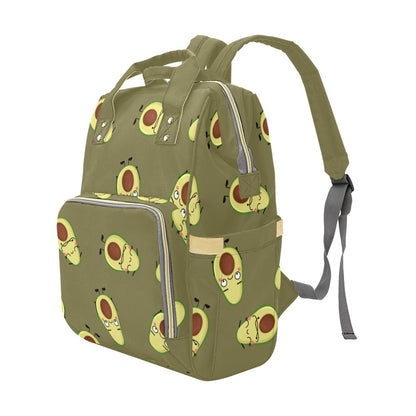 Avocado Characters - Multifunction Backpack Multifunction Backpack Food Printed Offshore