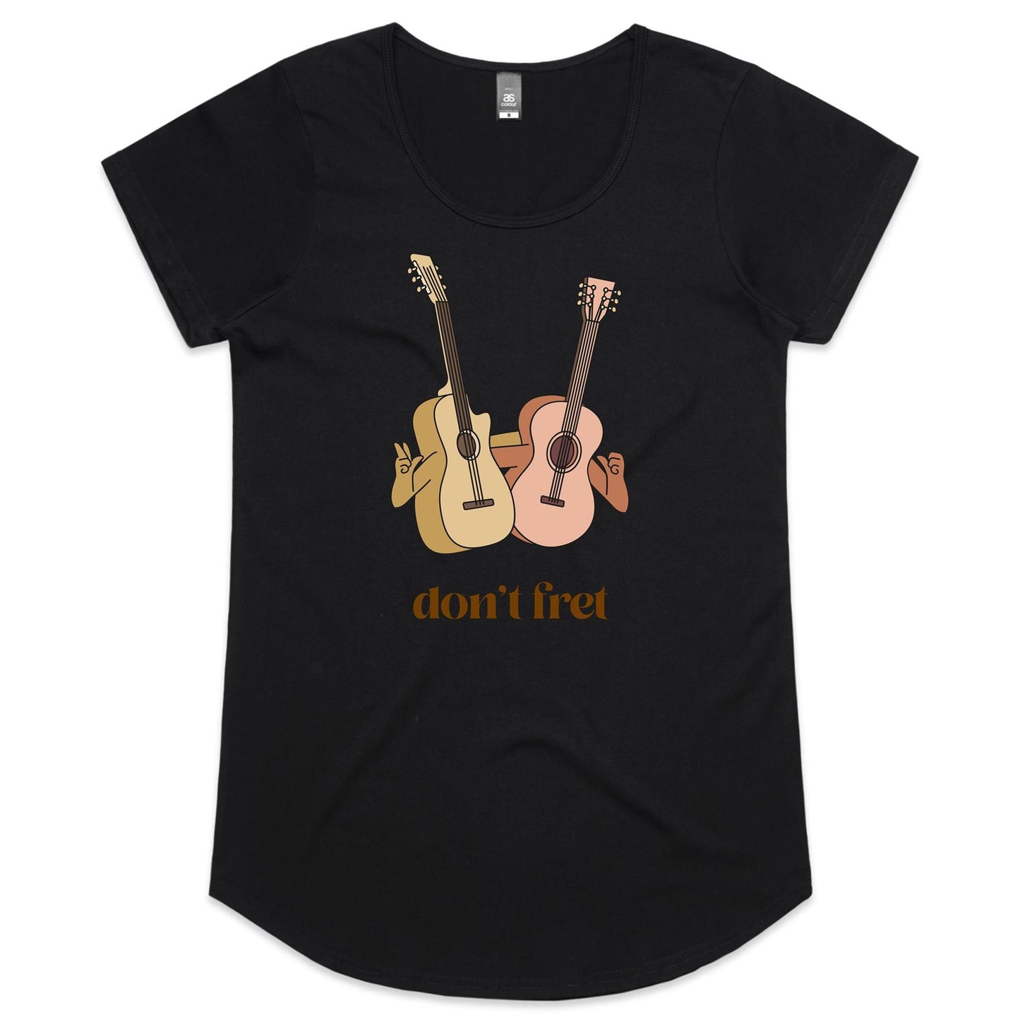 Don't Fret, Guitars - Womens Scoop Neck T-Shirt