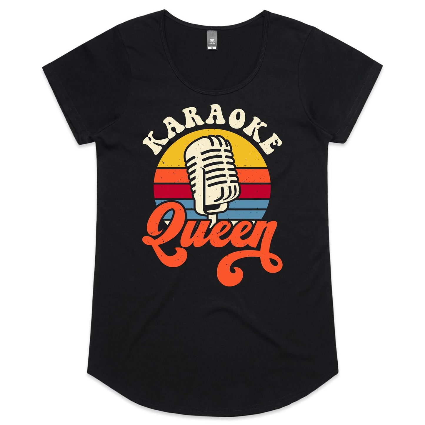 Karaoke Queen - Womens Scoop Neck T-Shirt