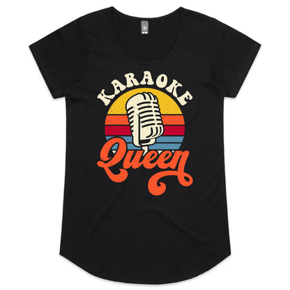 Karaoke Queen - Womens Scoop Neck T-Shirt