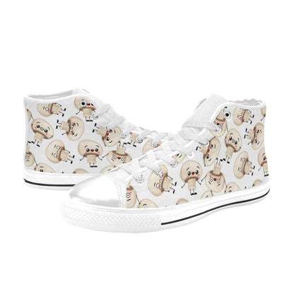 Cute Mushrooms - Men's High Top Canvas Shoes