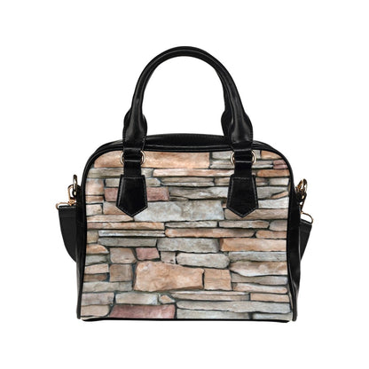 Stone Wall - Shoulder Handbag