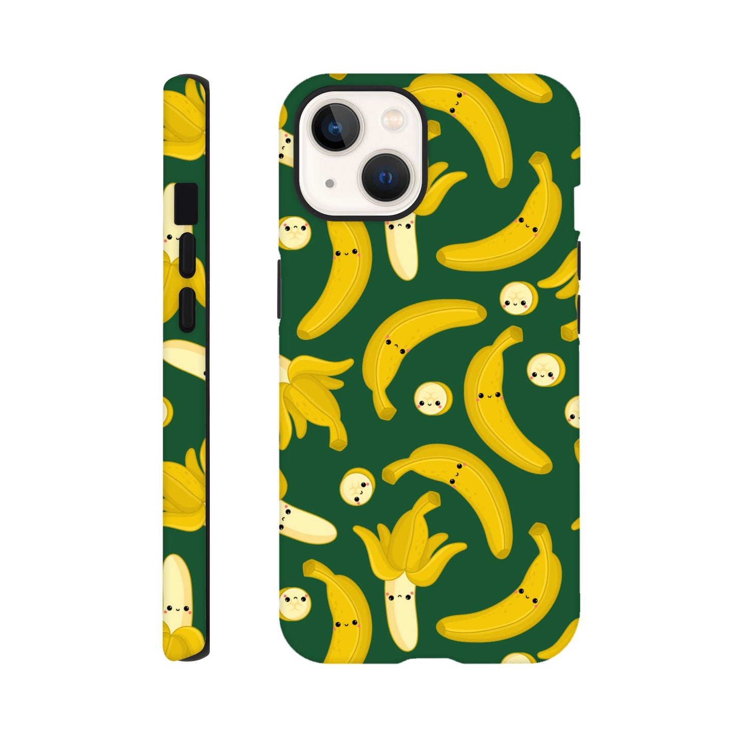 Happy Bananas - Phone Tough Case iPhone 13 Phone Case food Globally Fulfilled