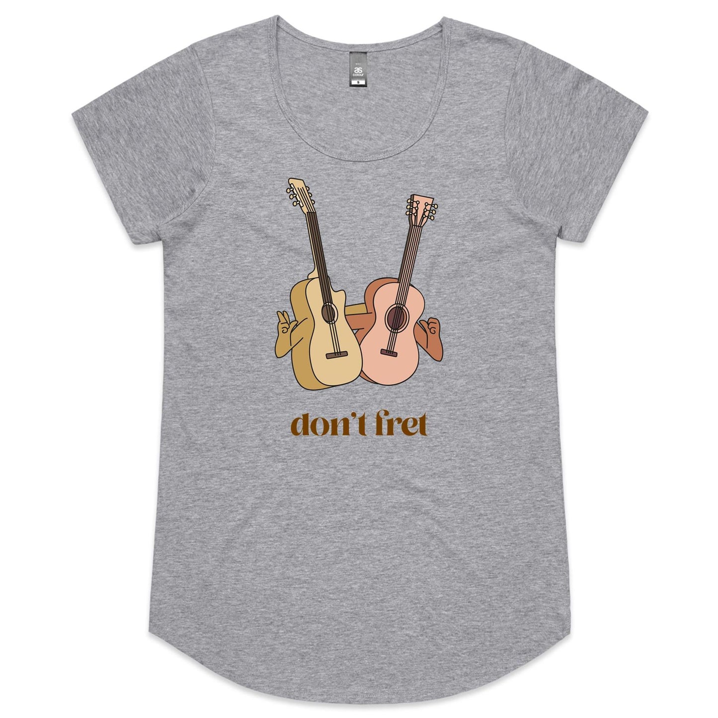 Don't Fret, Guitars - Womens Scoop Neck T-Shirt