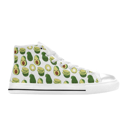 Cute Avocados - Women's High Top Canvas Shoes