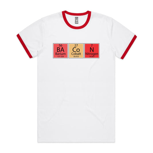 Bacon Periodic Table - Staple Ringer Tee