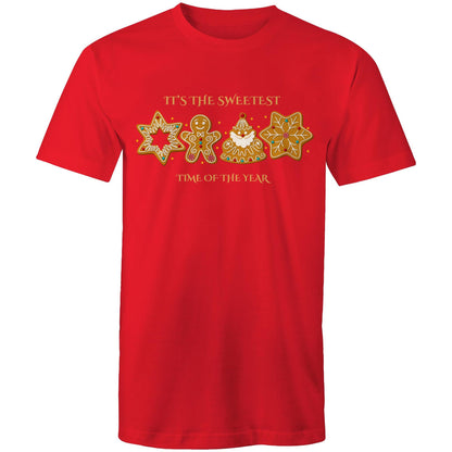 Gingerbread, It's The Sweetest Time Of The Year, Christmas - Mens T-Shirt