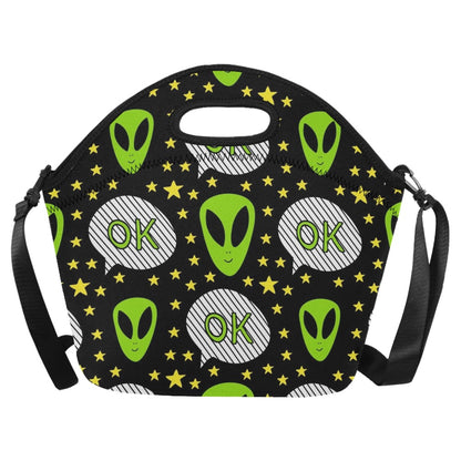 Alien OK - Neoprene Lunch Bag/Large Neoprene Lunch Bag/Large Printed Offshore