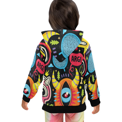 Monster Kids - Junior Girls Zip Up Hoodie