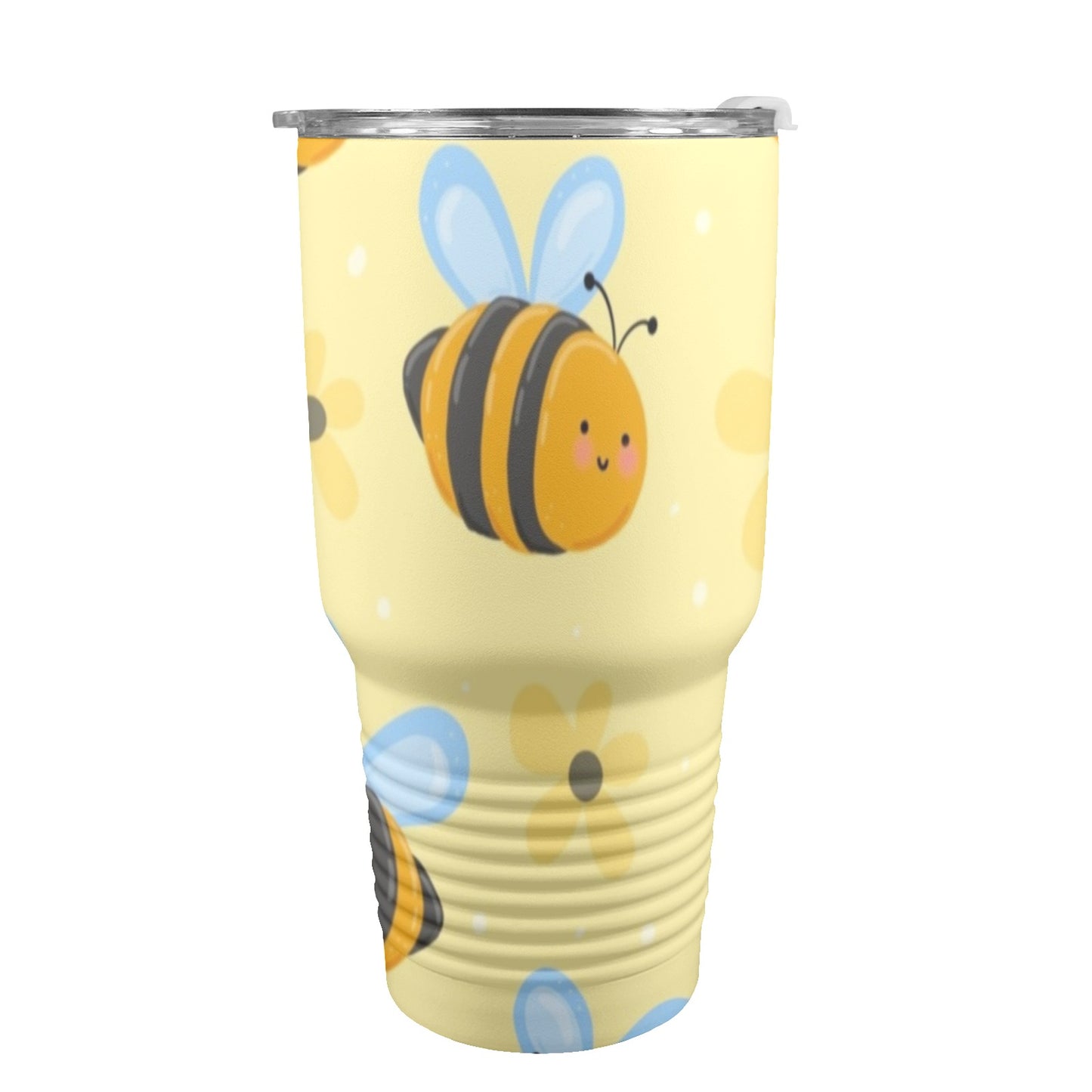 Bright Bees - 30oz Insulated Stainless Steel Mobile Tumbler