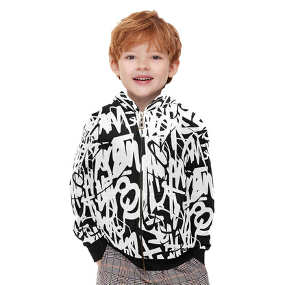 Graffiti - Junior Boys Zip Up Hoodie