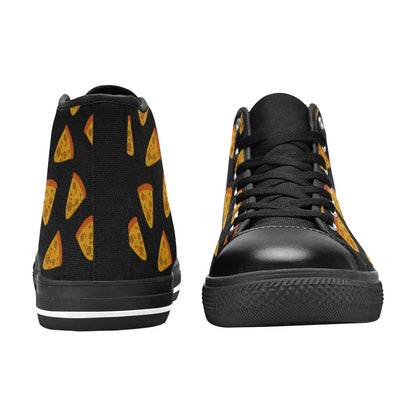 Pizzas - Women's High Top Canvas Shoes