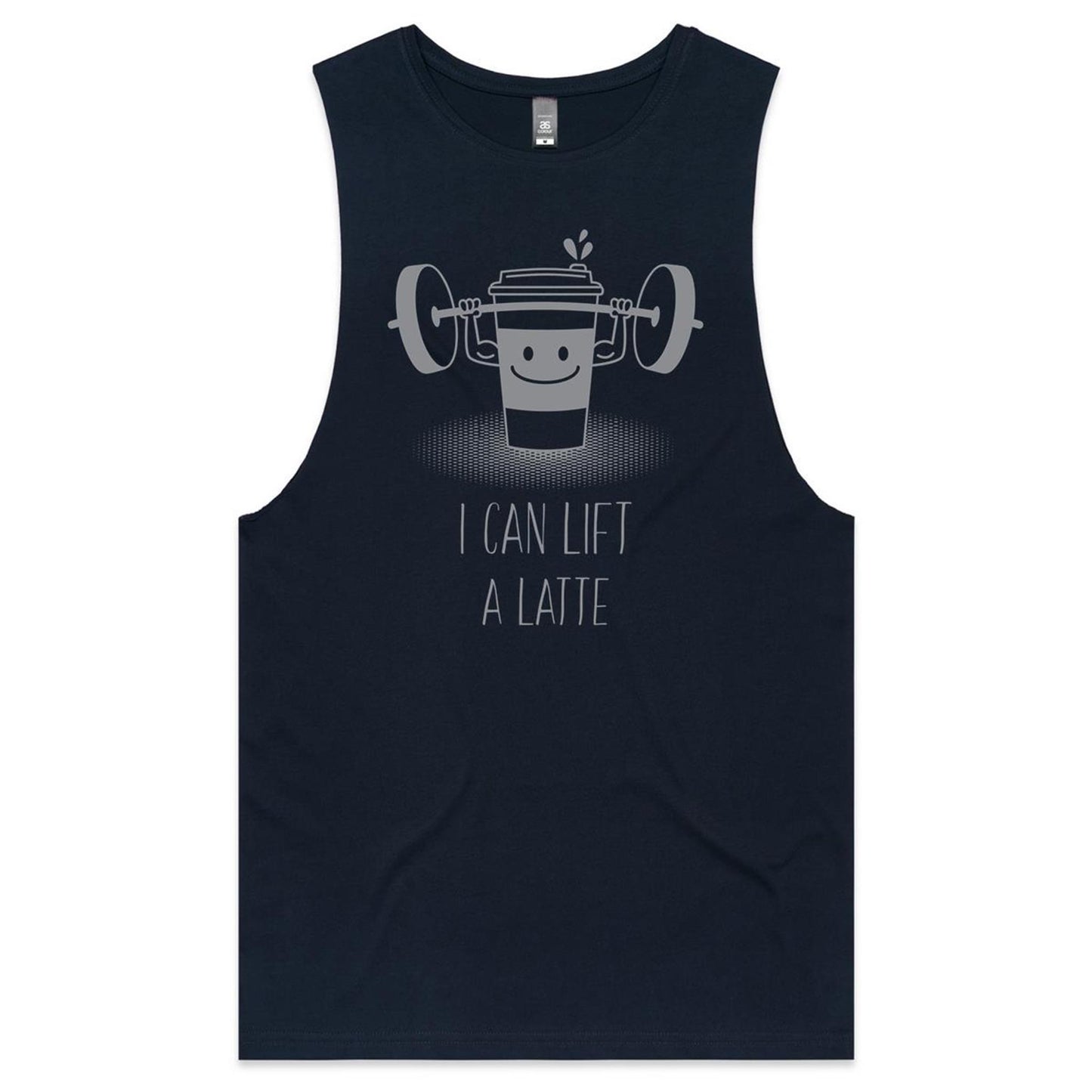 I Can Lift A Latte, Coffee - Tank Top Tee