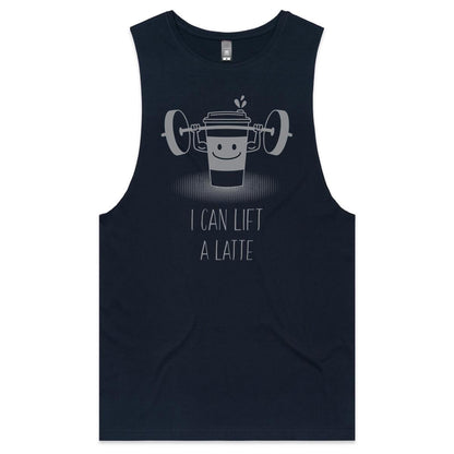 I Can Lift A Latte, Coffee - Tank Top Tee