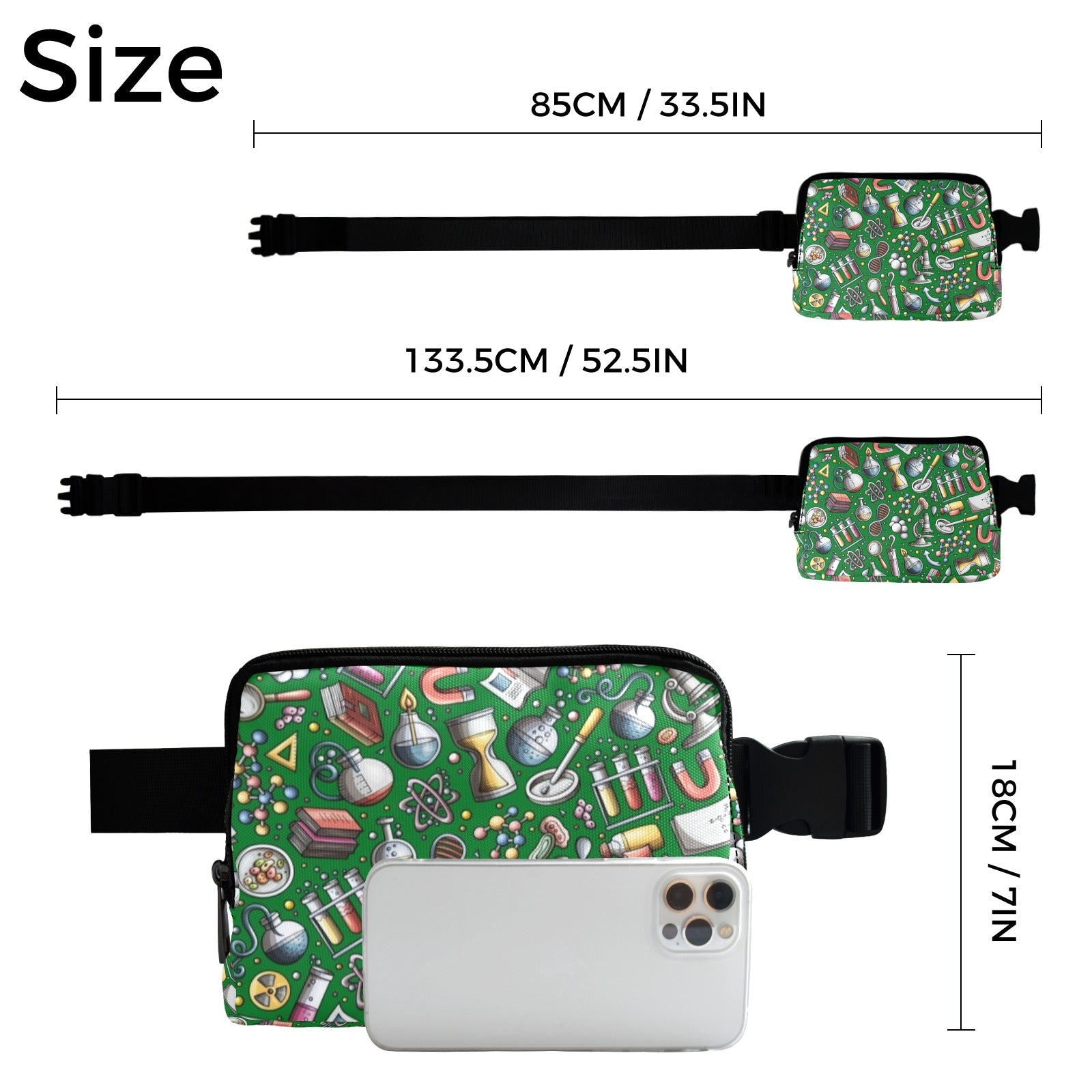 Science Love - Belt Bag Belt Bag Printed Offshore Science