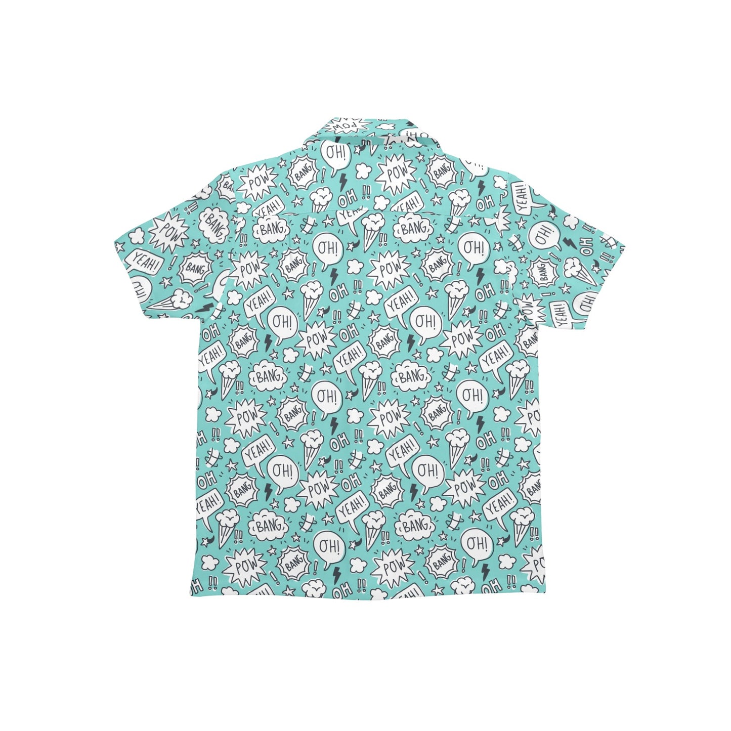 Comic Book Speech Bubbles - Junior Boys Hawaiian Shirt