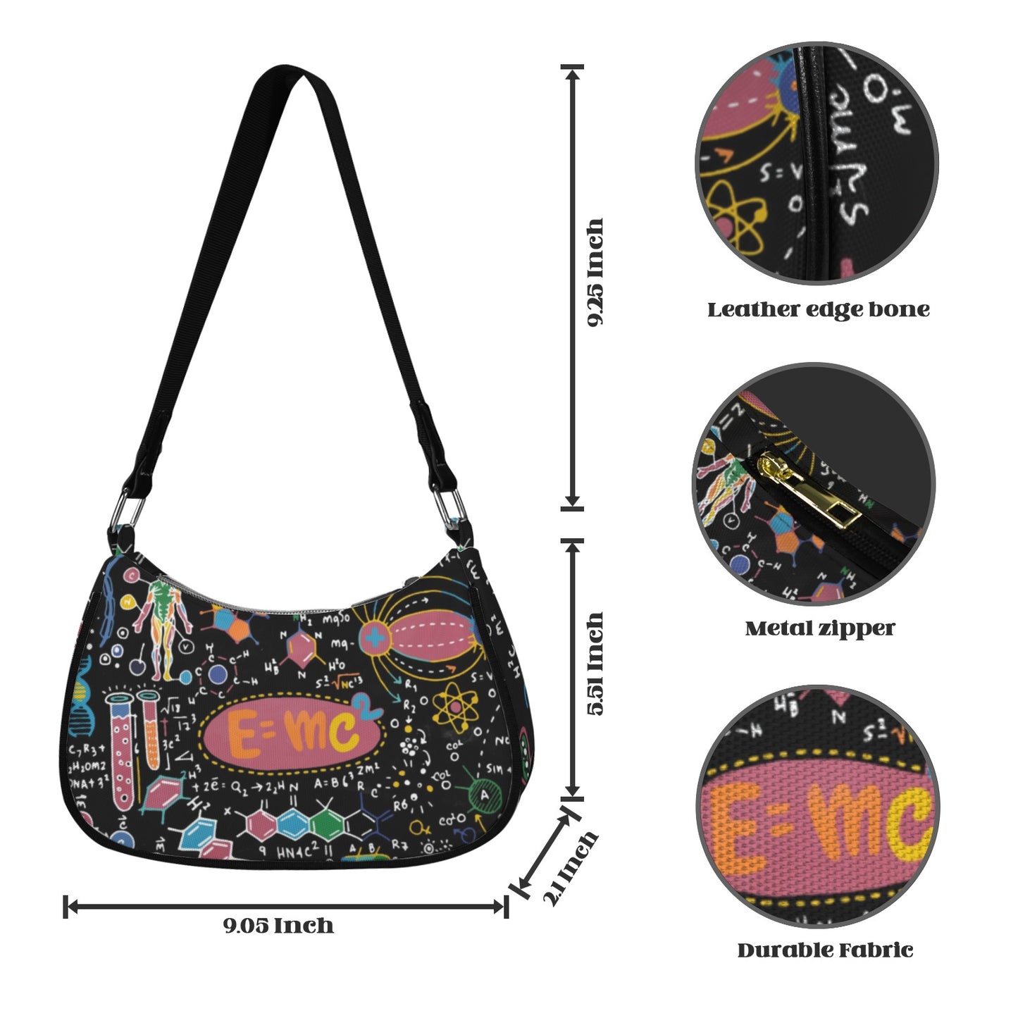 Science Time Blackboard - Small Shoulder Bag