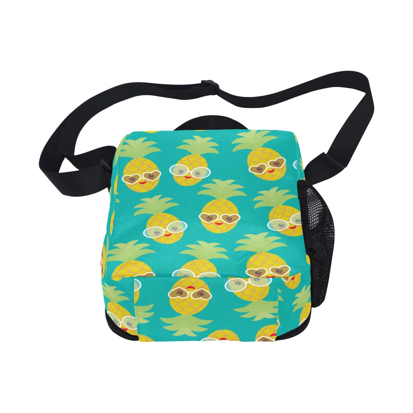 Pineapples With Glasses - Crossbody Lunch Bag for Kids Kids Crossbody Lunch Bag