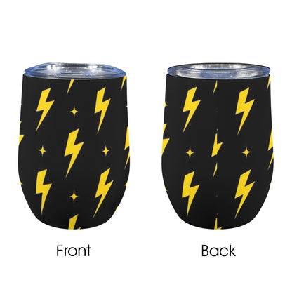 Yellow Lightning - 12oz Wine Tumbler