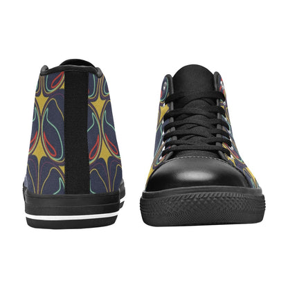 Layered - Men's High Top Canvas Shoes