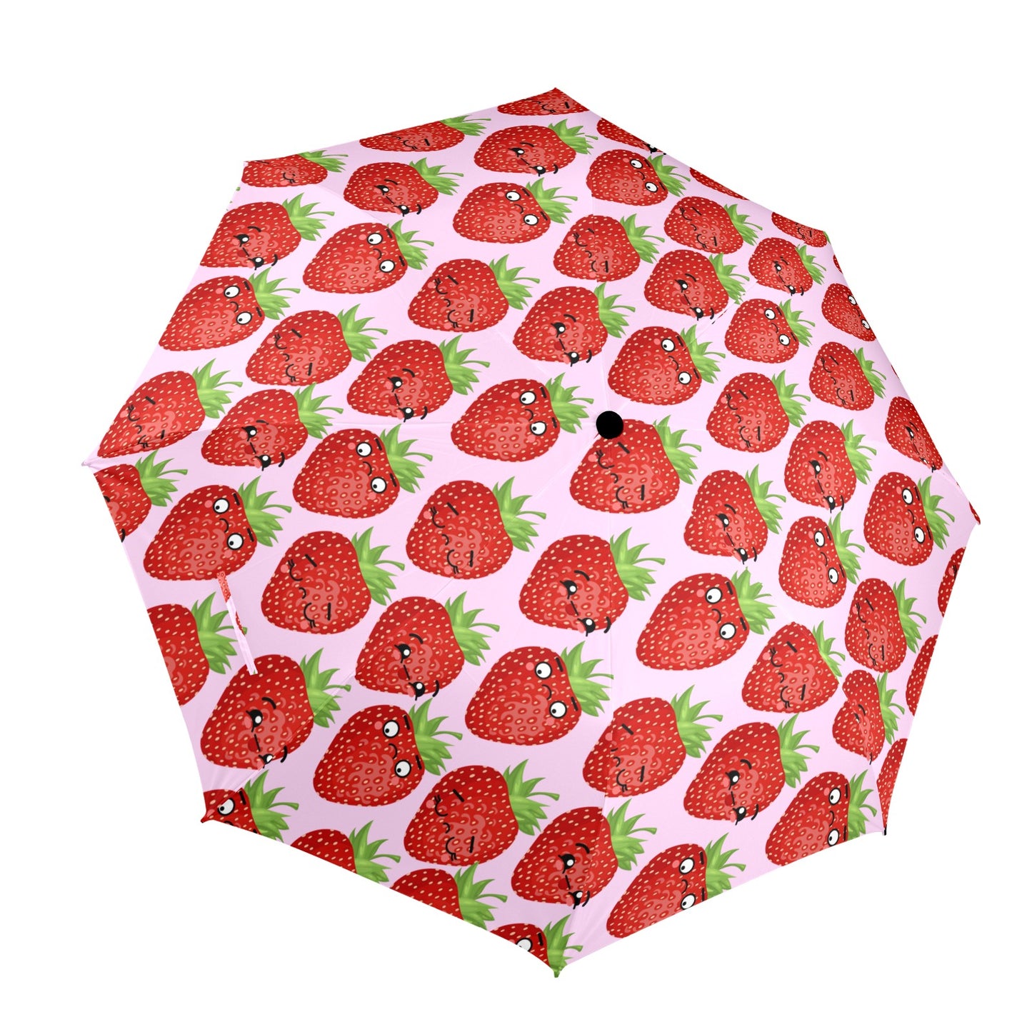 Strawberry Characters - Semi-Automatic Foldable Umbrella Semi-Automatic Foldable Umbrella Printed Offshore