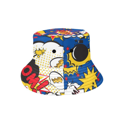 Blue Comic Book - Womens Bucket Hat