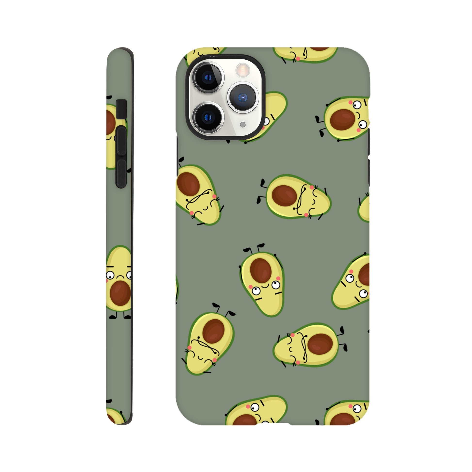 Avocado Characters - Phone Tough Case iPhone 11 Pro Max Phone Case food Globally Fulfilled