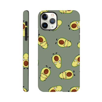 Avocado Characters - Phone Tough Case iPhone 11 Pro Max Phone Case food Globally Fulfilled