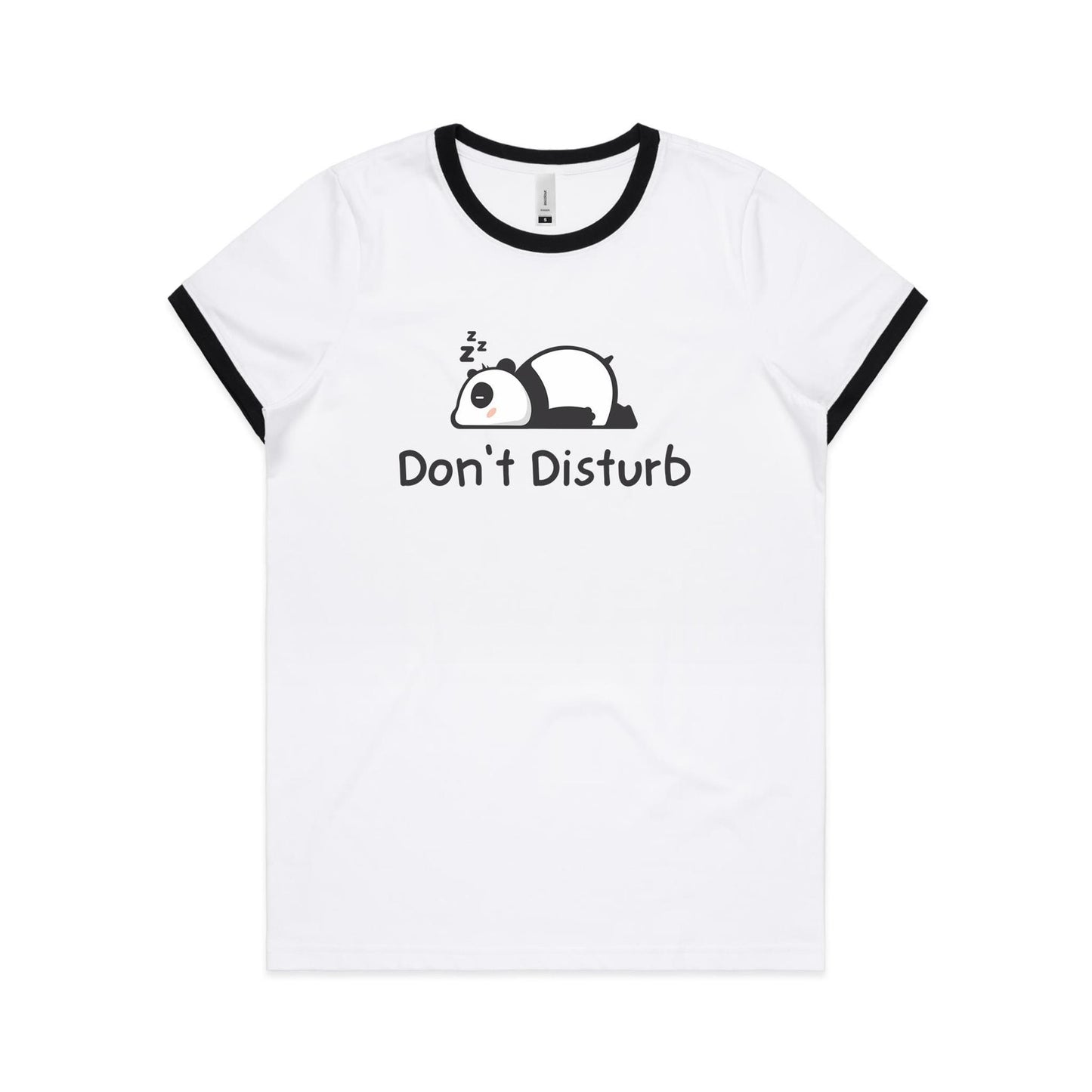 Panda, Don't Disturb - Women's Ringer Tee