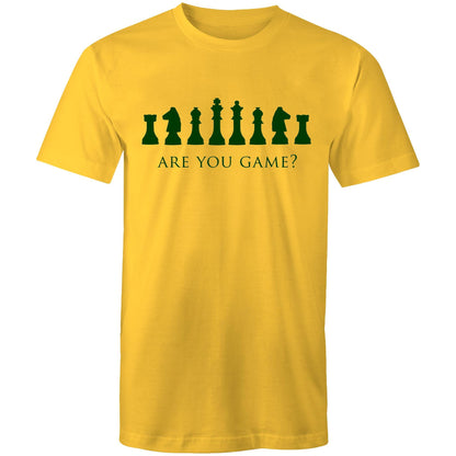 Are You Game, Chess - Mens T-Shirt