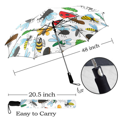 Little Creatures - Semi-Automatic Foldable Umbrella Semi-Automatic Foldable Umbrella Printed Offshore