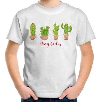 Merry Cactus, Christmas - Kids Youth T-Shirt