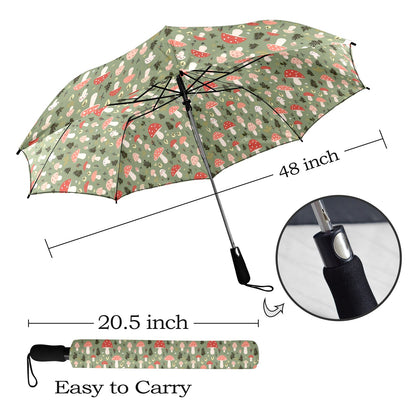 Mushroom Garden - Semi-Automatic Foldable Umbrella