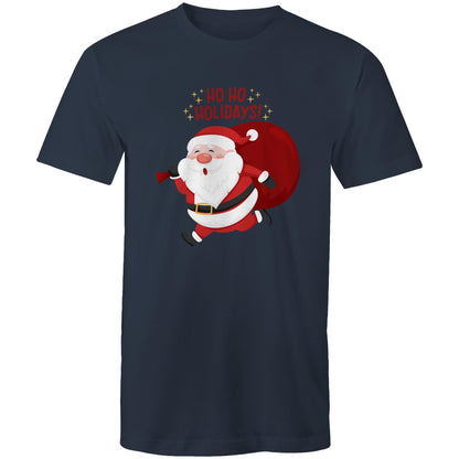 Ho Ho Holidays, Santa, Christmas - Mens T-Shirt