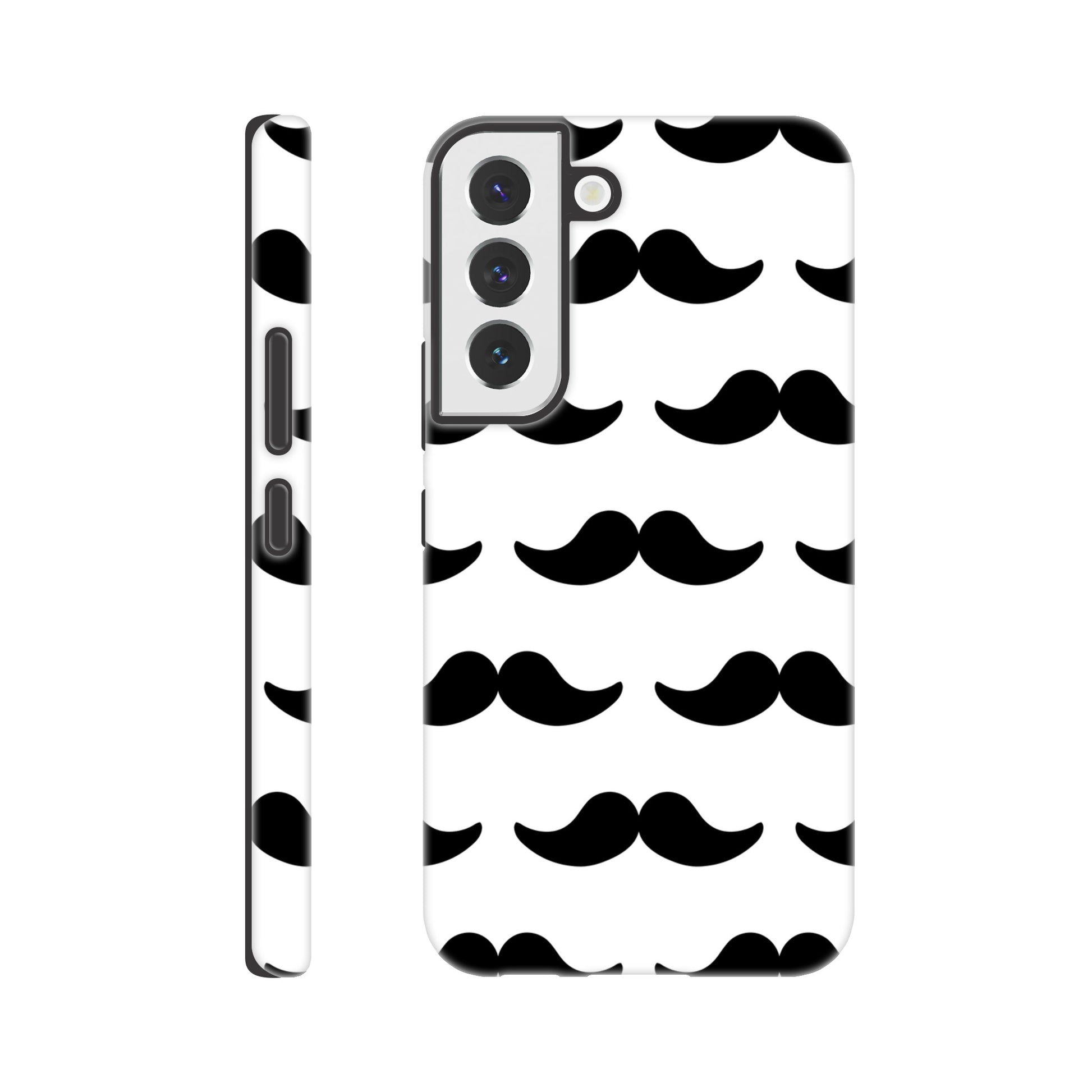 Moustache - Phone Tough Case Galaxy S22 Phone Case Funny Globally Fulfilled