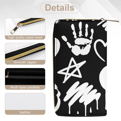 Bold Graffiti - Leather Wallet / Purse Wallet / Purse Printed Offshore