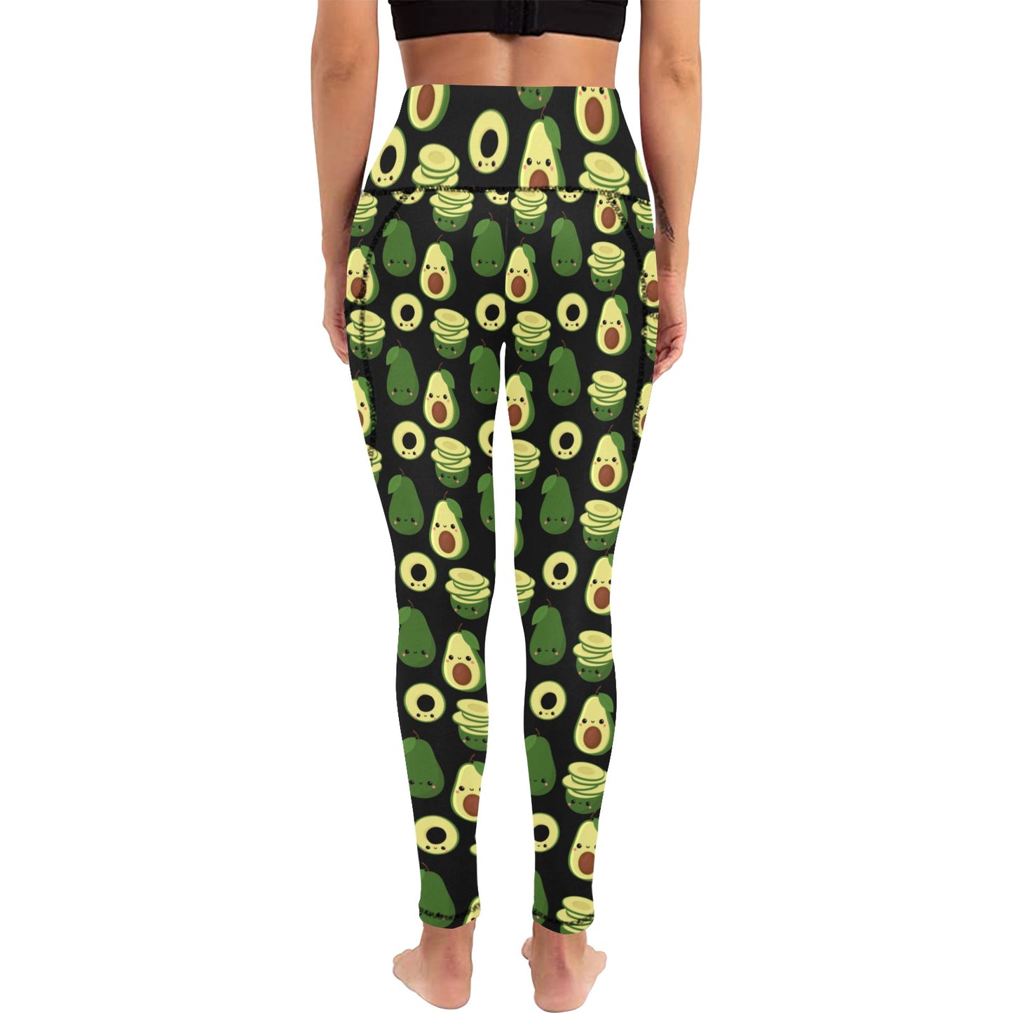 Cute Avocados - Women's Leggings with Pockets Women's Leggings with Pockets S - 2XL Food