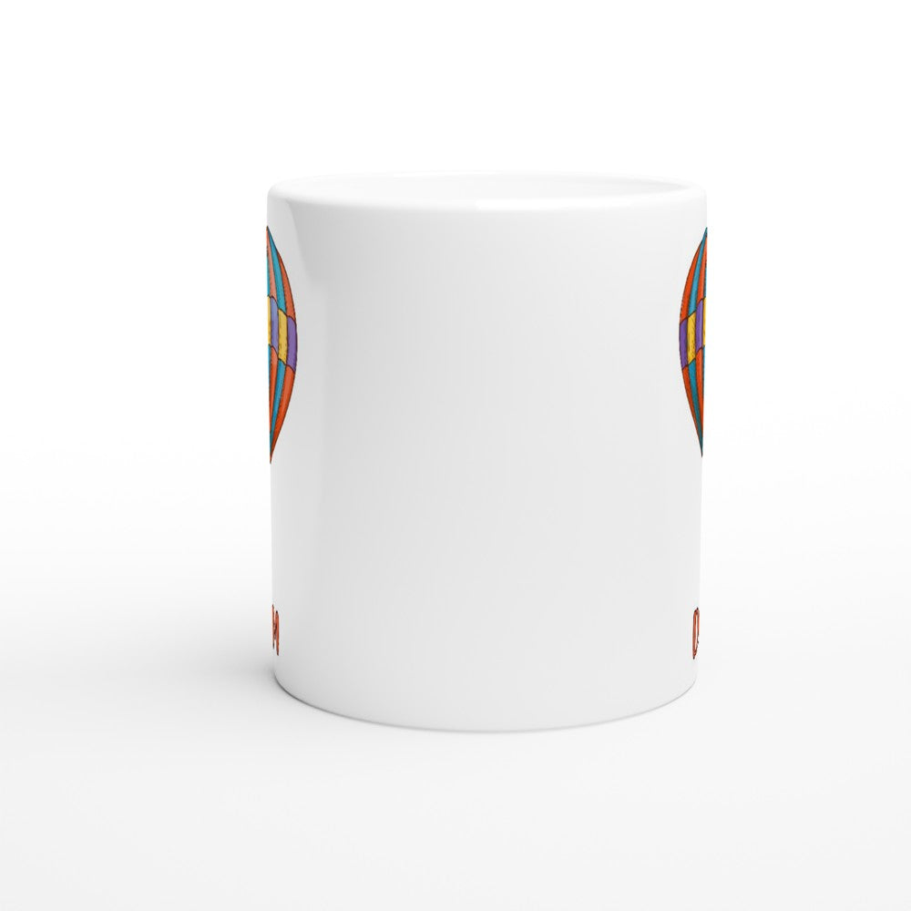 Time To Dream - White 11oz Ceramic Mug White 11oz Mug positivity