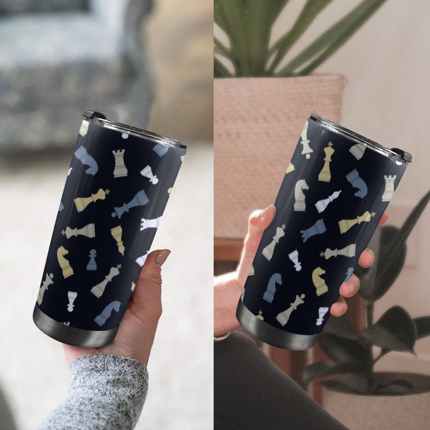 Chess Pattern - 20oz Travel Mug / Tumbler