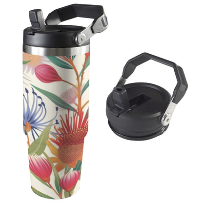 Australian Native Flora - 30oz Tumbler with Top Handle