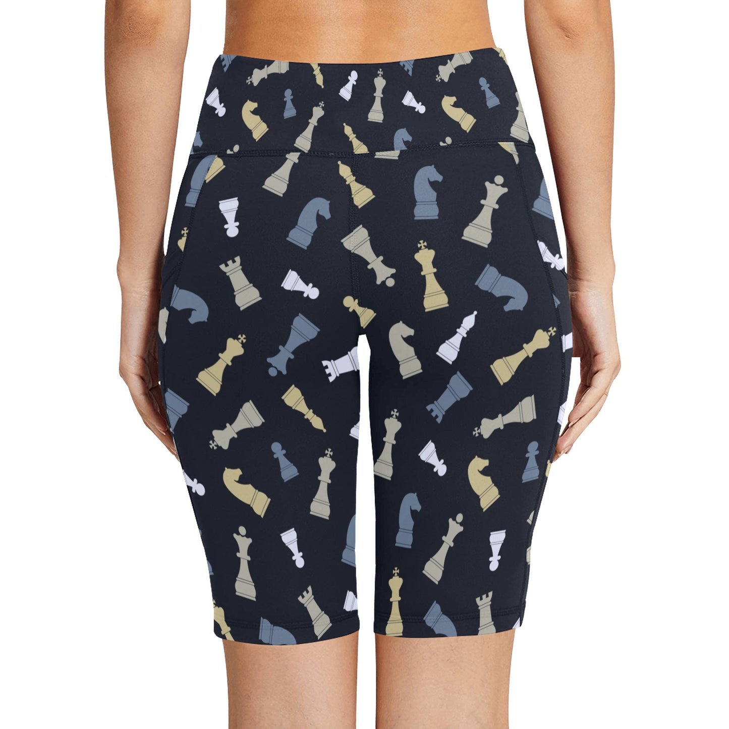 Chess Pattern - Women's Bike Shorts