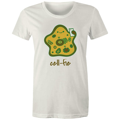 Cell-fie, Selfie Cell - Womens T-shirt