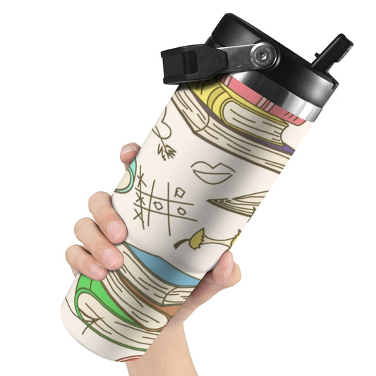 Book Time - 30oz Tumbler with Top Handle