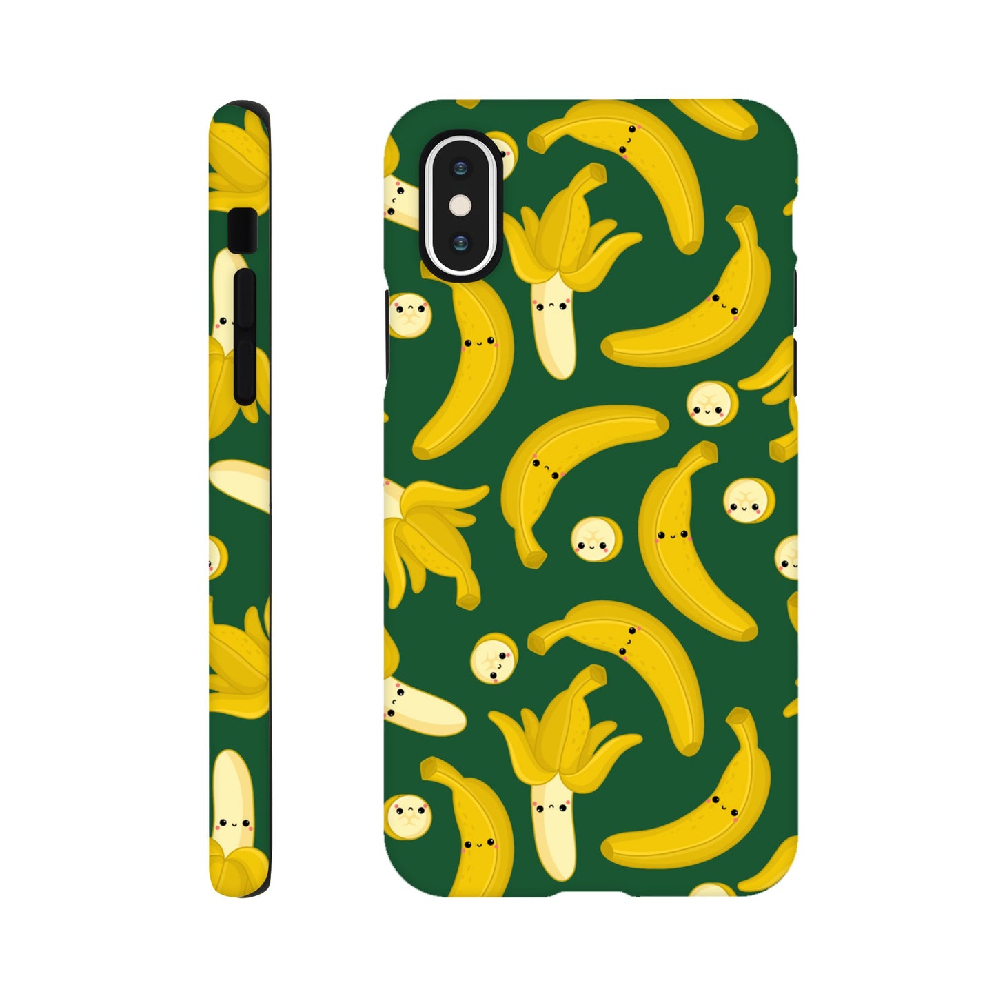 Happy Bananas - Phone Tough Case iPhone XS Phone Case food Globally Fulfilled