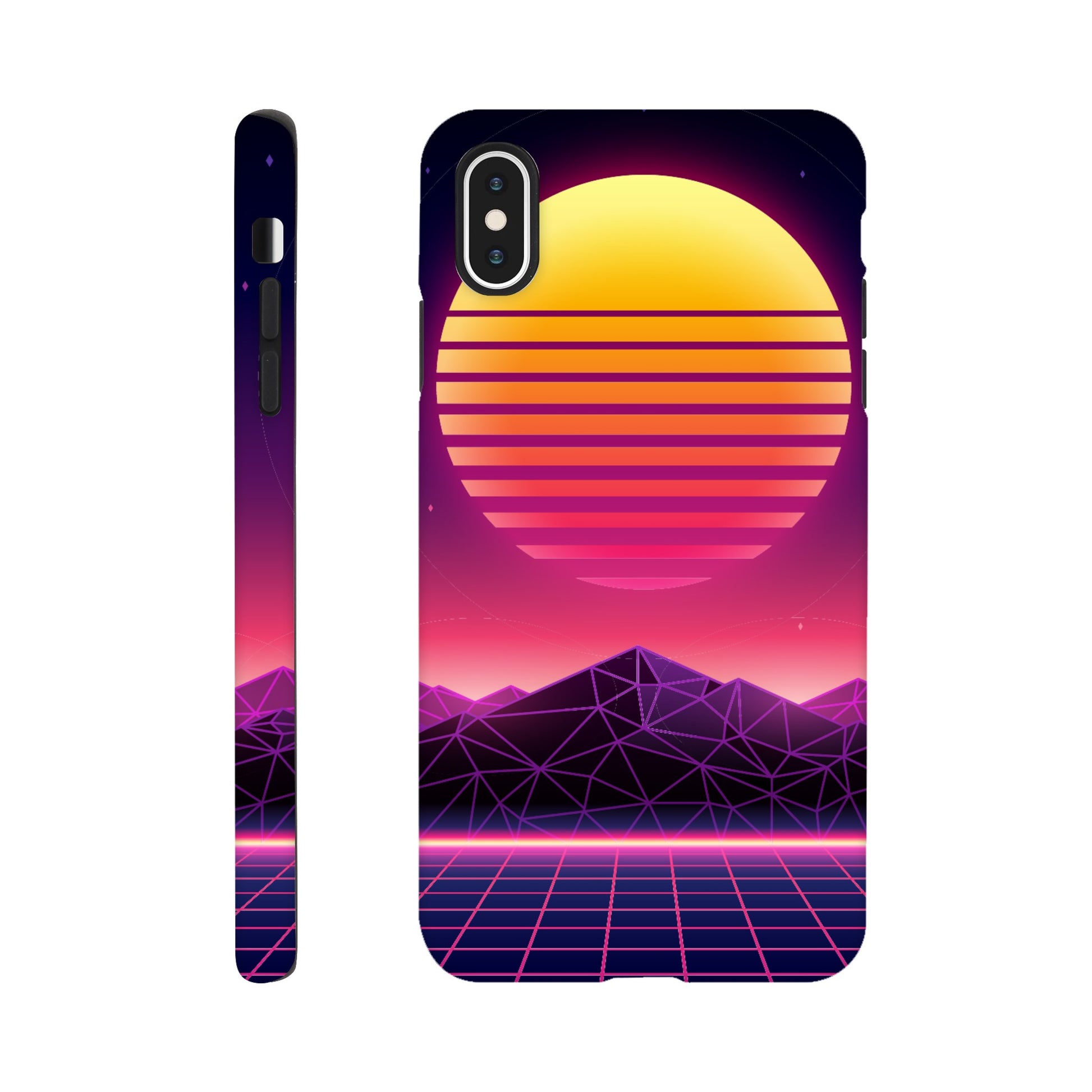 80's Sunrise - Phone Tough Case iPhone XS Max Phone Case Games Globally Fulfilled Retro Sci Fi