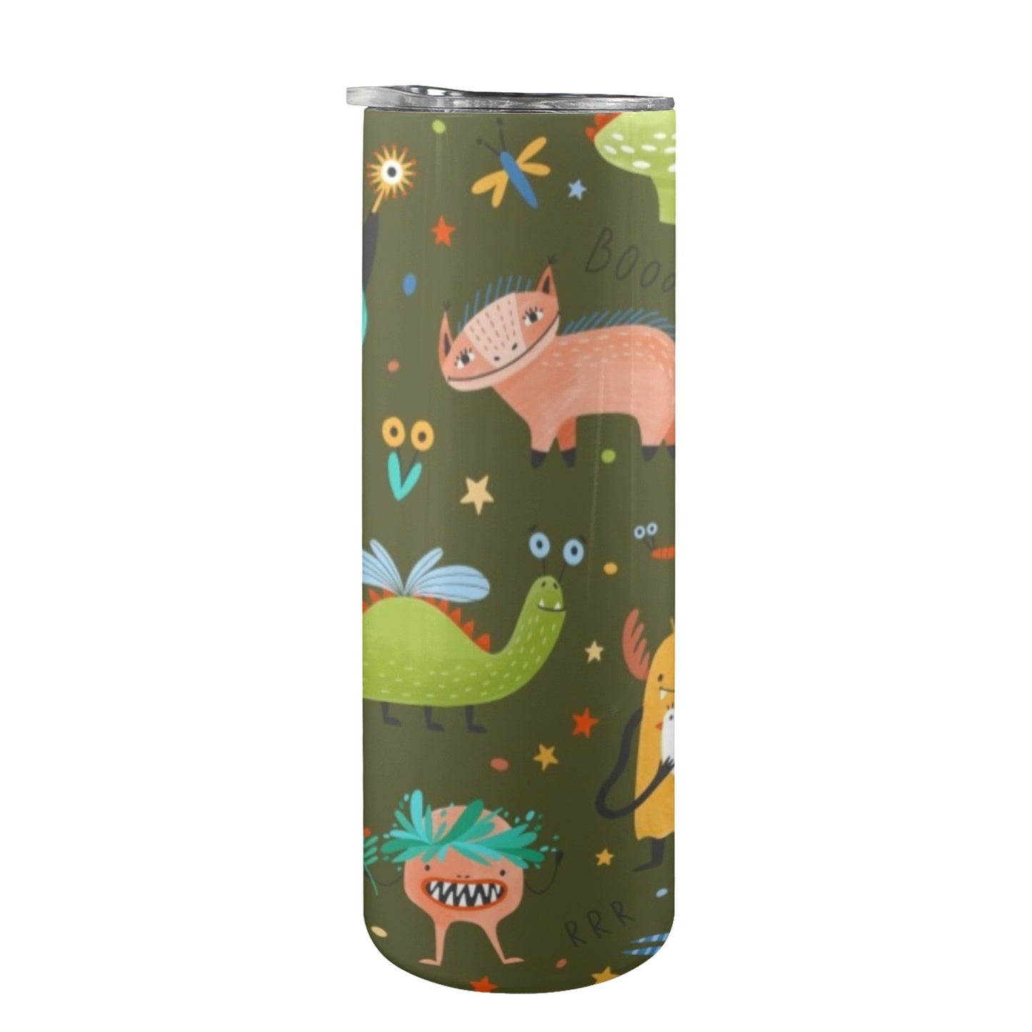 Monsters - 20oz Tall Skinny Tumbler with Lid and Straw