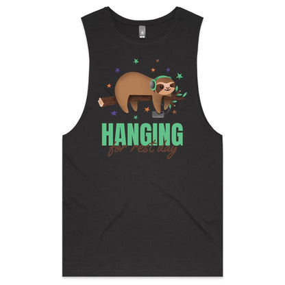 Hanging For Rest Day, Sloth - Tank Top Tee