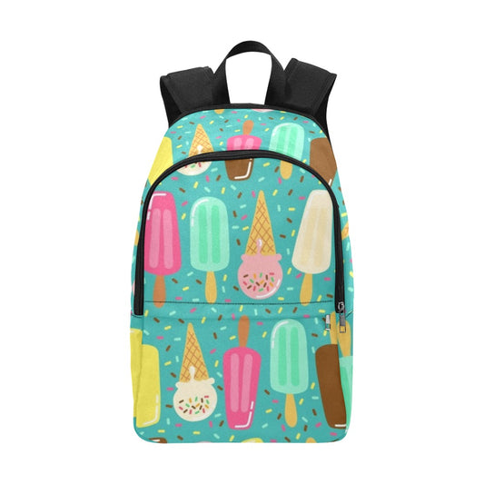 Ice Cream - Fabric Backpack for Adult Adult Casual Backpack Food Summer
