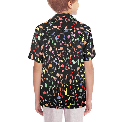 Quavers, Music Notes - Senior Boys Hawaiian Shirt