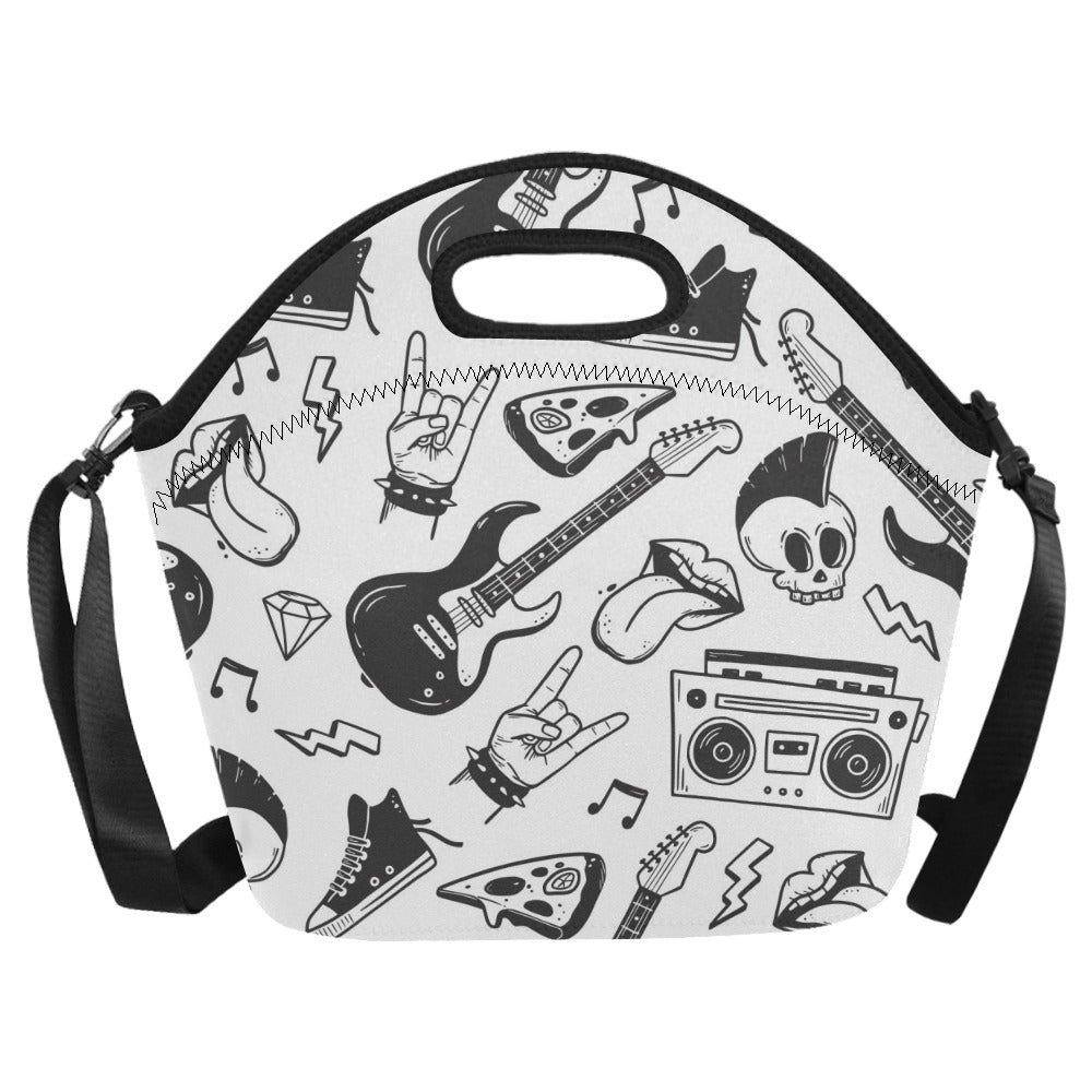 Rock Music - Neoprene Lunch Bag/Large